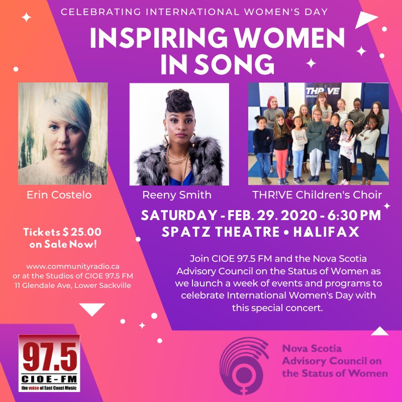 Inspiring Women in Song Poster