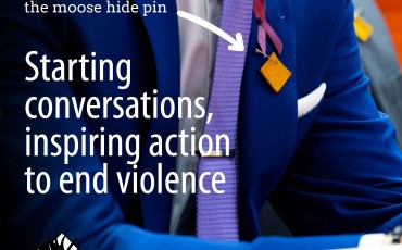 Moose Hide Campaign pin